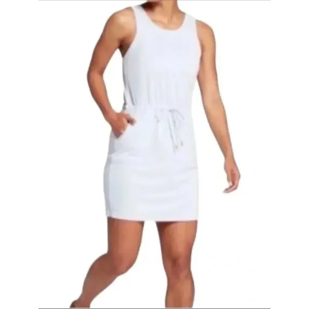 Calia by Carrie Underwood Blue Tank Tie Waist Romper  Size L‎
